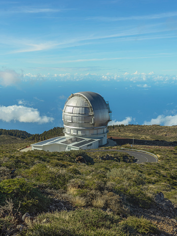 Gran telescopio Canarias at Roques de los muchachos in La Palma, Canary Islands
