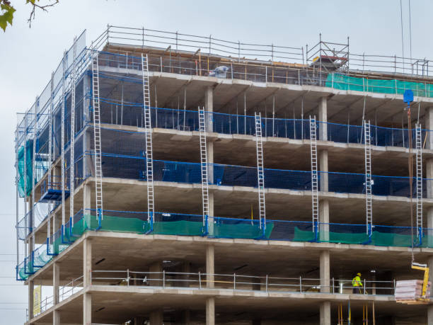 istock Naked Structure: The Skeleton Under Construction of a Future Building. 1817312871
