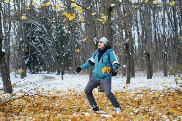 istock With Headphones in the Park 1817320083