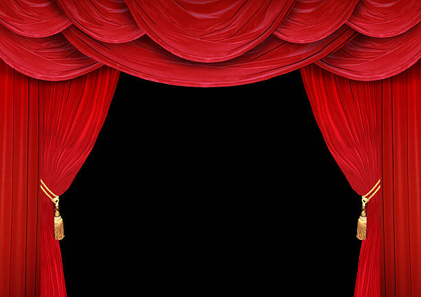 large theater stage stock photo