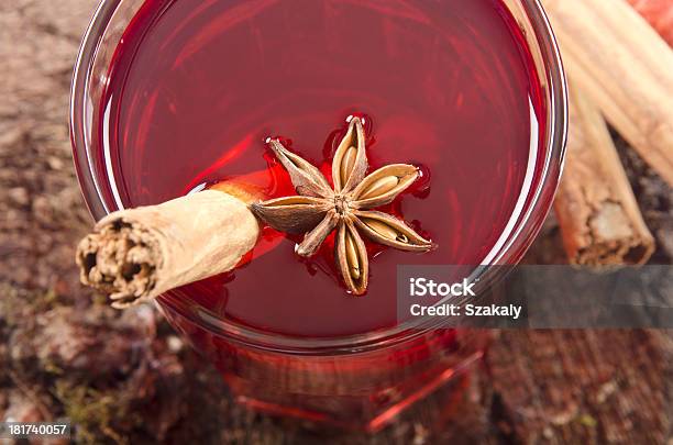 Red Christmas Tea With Spice Stock Photo - Download Image Now - Anise, Christmas, Cinnamon