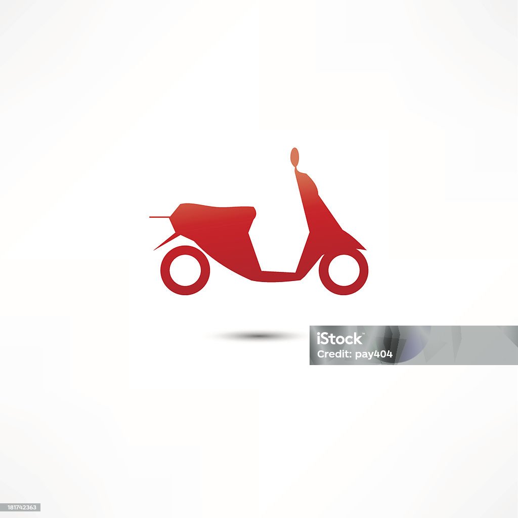 Ícone de scooter - Vetor de Bicicleta royalty-free