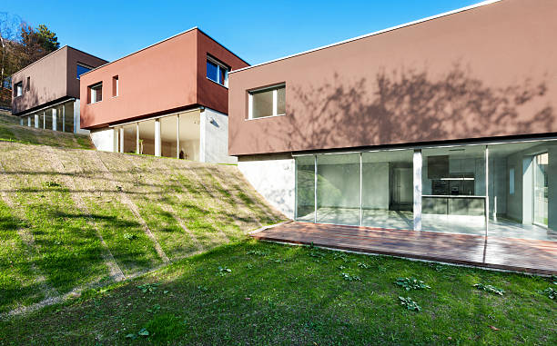 istock beautiful modern houses 181743709