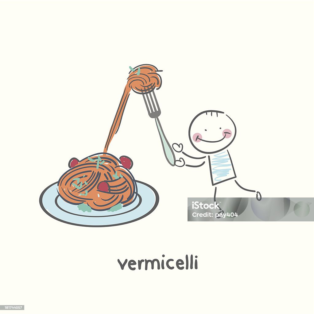 vermicelli - arte vettoriale royalty-free di Angelo