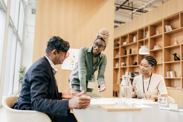 istock Business meeting for leading at sustainability goals 1817456364