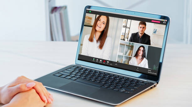 istock Video cooperation women man team laptop office 1817460218