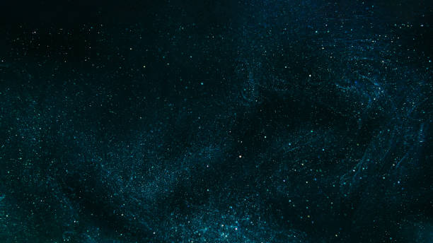 Glitter abstract background teal bokeh sparkles