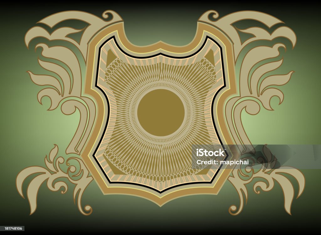 Shield Design Patterns Shield Pattern Style Stock Illustration - Download Image Now - Angle ...