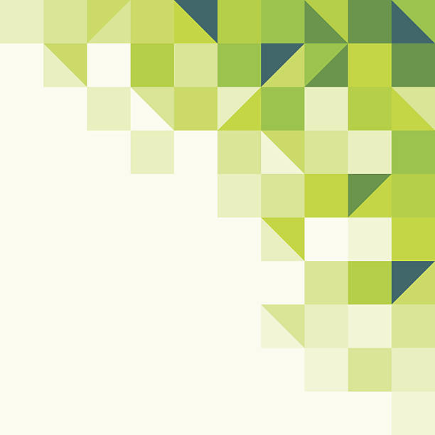 Green and white geometric background Background structure from geometric shapes in one tone. EPS version 10 with transparency included in download. minecraft floor patterns stock illustrations