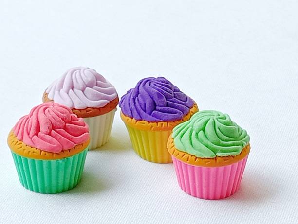 istock Back to school pencil erasers. 1817542750