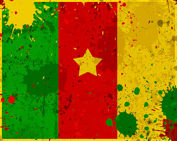 istock Grunge Cameroon flag with stains 181755132
