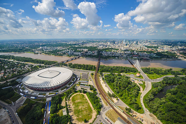 istock Aerial view of Warsaw 181758843