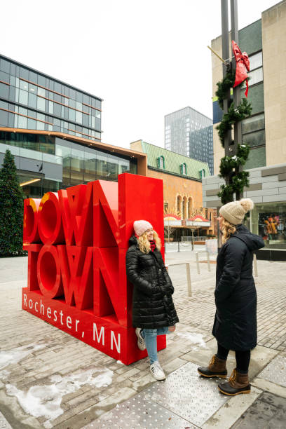 istock Blond women in downtown Rochester, MN 1817607148