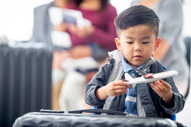 istock Boy playing with Toy Airplane 1817622264