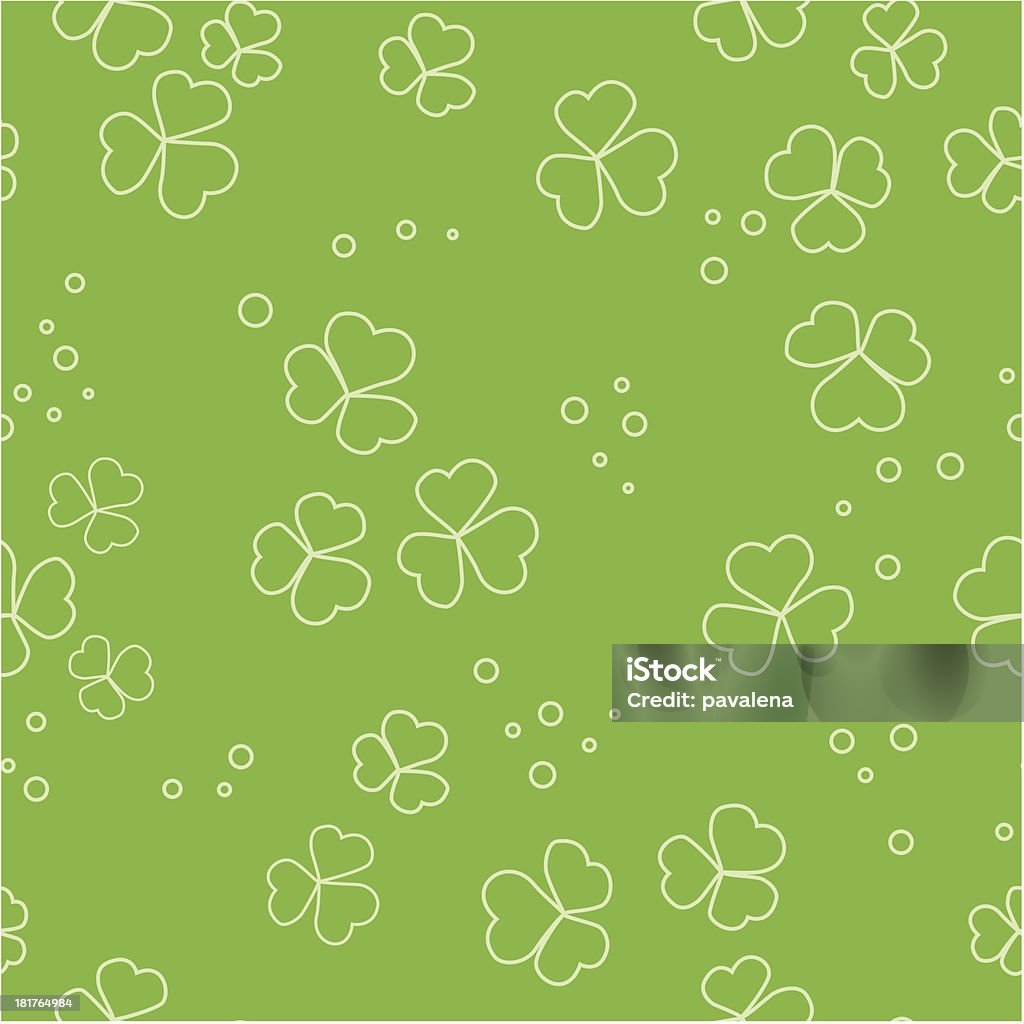 Вектор green seamless pattern with floral elements - Векторная графика Ажурный роялти-фри