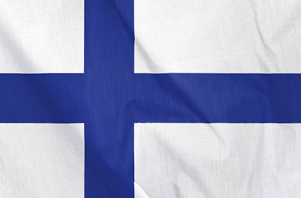 istock Fabric Flag of Finland 181766887