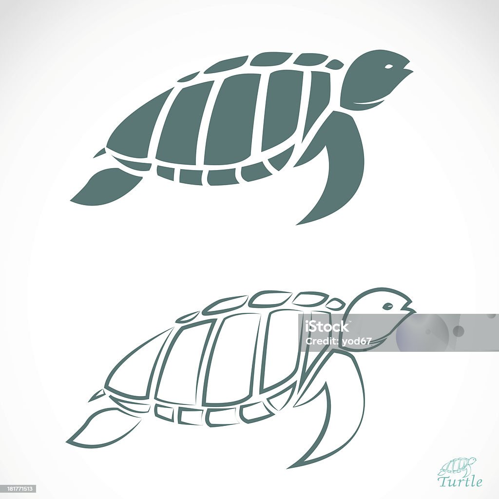 Trap Turtle Vector Vector Image Of An Turtle Stock Illustration - Download Image Now ...