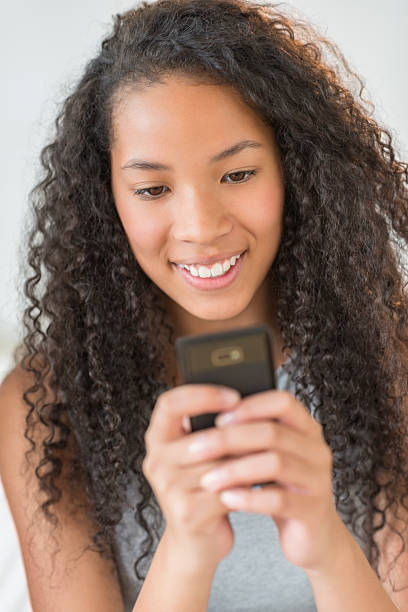 istock Girl Reading Text Message On Smart Phone 181773321