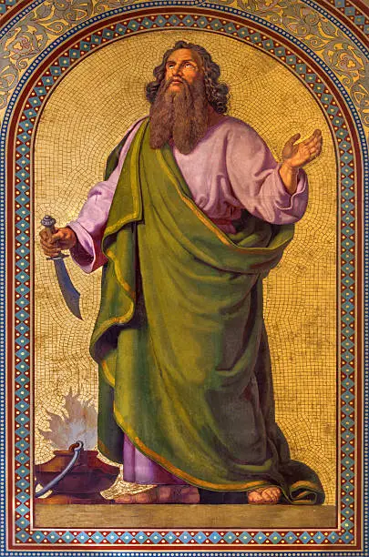 Photo of Vienna -  Fresco of Abraham  in Altlerchenfelder church