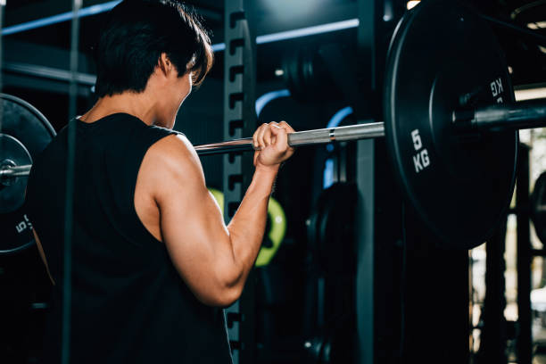 istock A determined bodybuilder lifting heavy barbells in the gym 1817756060