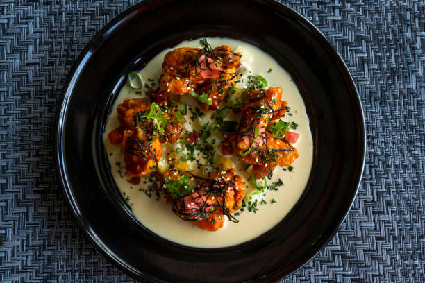 istock Chicken wings fried and coated in a Sriracha sauce 1817777528