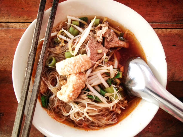Noodle dishes of Thailand.