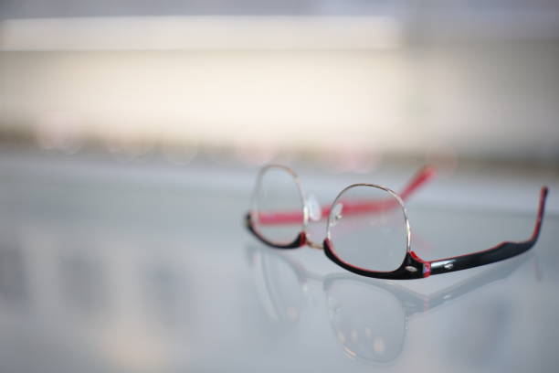 istock Closeup of a glasses, eyeglasses on blur background 1817787937