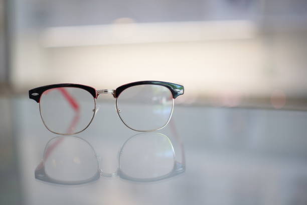 istock Closeup of a glasses, eyeglasses on blur background 1817787973