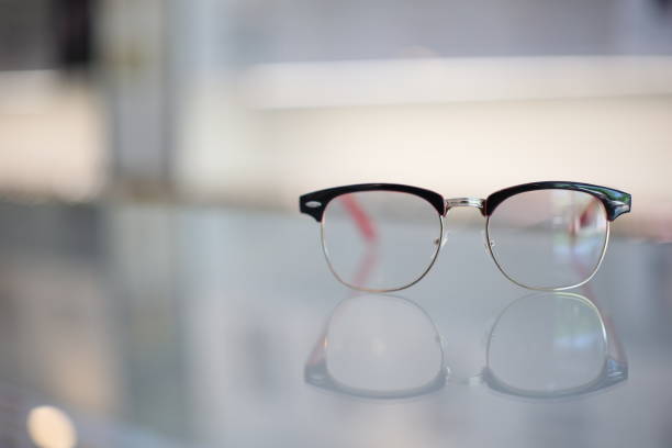 istock Closeup of a glasses, eyeglasses on blur background 1817787974