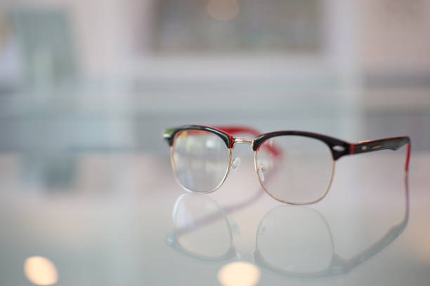 istock Closeup of a glasses, eyeglasses on blur background 1817787985