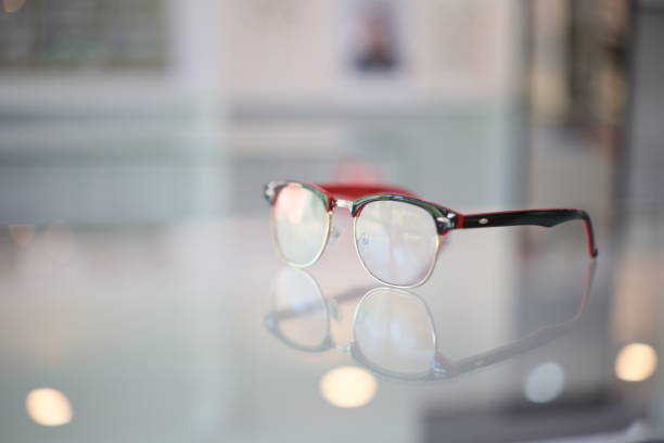 istock Closeup of a glasses, eyeglasses on blur background 1817787987