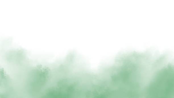 istock Green background, green watercolor background 1817811845