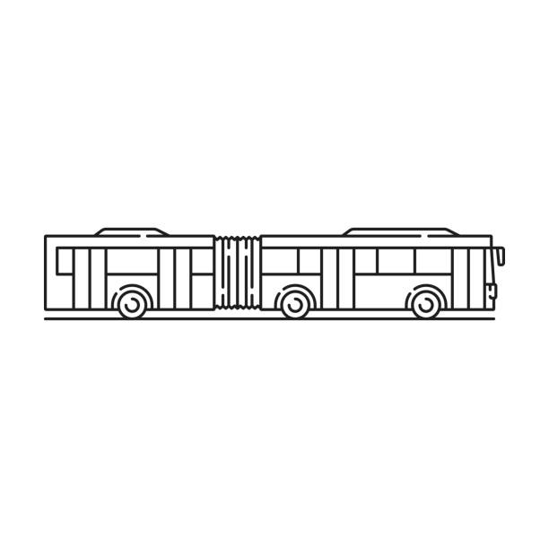 illustrazioni stock, clip art, cartoni animati e icone di tendenza di logo dello scuolabus di viaggio, segno di trasporto pubblico della città - bus coach bus travel isolated