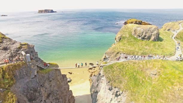 istock Carrick A Rede rope bridge at Co Antrim Northern Ireland 1817825626