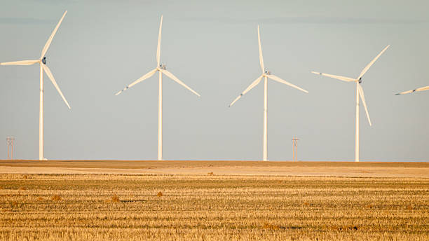 istock Wind turbines farm 181794360