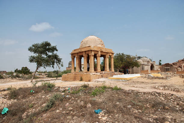 istock Makli Necropolis, vintage tombs in Thatta, Pakistan 1817994006