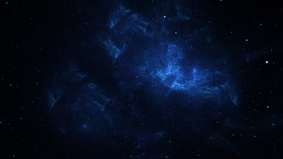 Space galaxy landscape, astronomy, star universe, cosmos sky glow background, night outer light, nebula infinity. 3d render
