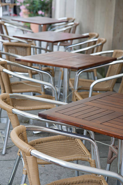 istock Cafe Terrace Table and Chairs, Berlin 181803133