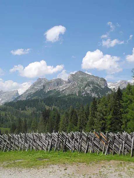 Fence at Tennengebirge, Austria