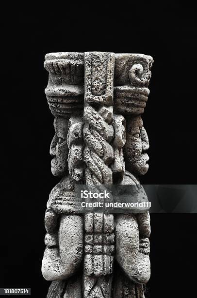 Ancient Mayan Statue Stock Photo - Download Image Now - Mayan, Vase, Archaeology