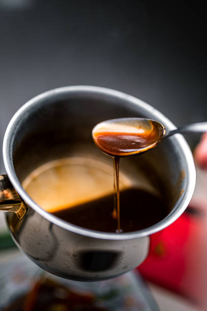 istock Delicious sauce prepared in casserole 1818081146