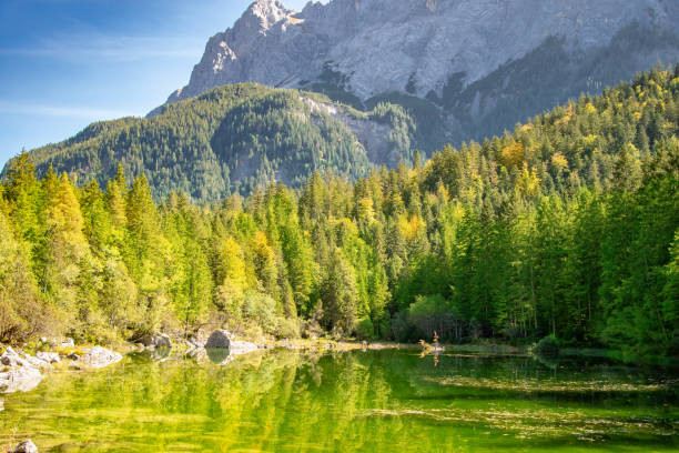 istock Eibsee, Zugspitze mountain, Bavaria 1818093111