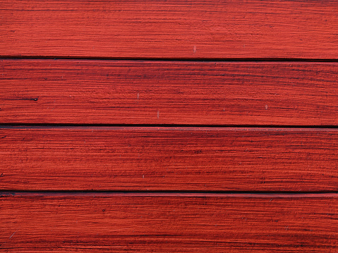 This is an artificial image of the red color of the wooden wall for the background.