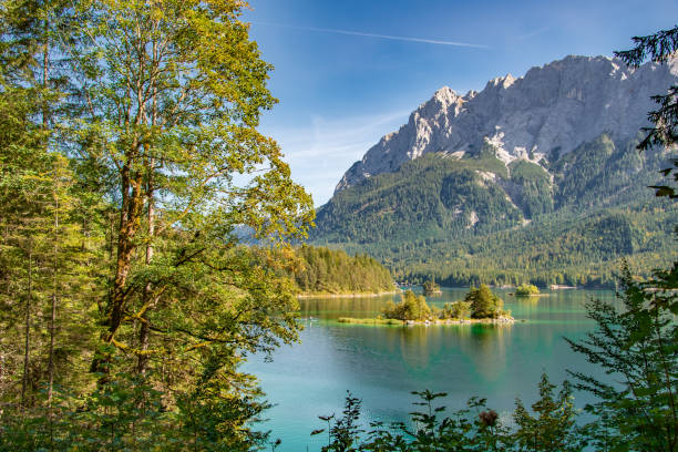 istock Eibsee, Zugspitze mountain, Bavaria 1818098553