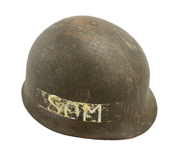 istock Helmet M1 American soldier 181810123
