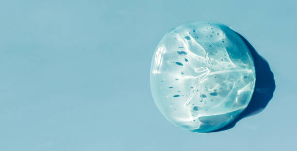 istock texture gel serum on blue background closeup 1818103381