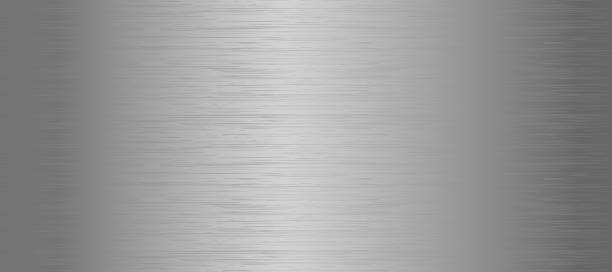 Panoramic background silver steel metal texture - Vector Panoramic background silver steel metal texture - Vector illustration aluminum stock illustrations
