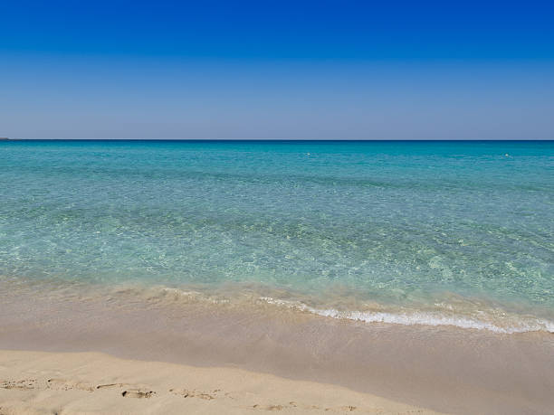 Beautiful beach in Crete, Greece. The beach is called Falasarna and the water is a stunning turquoise color