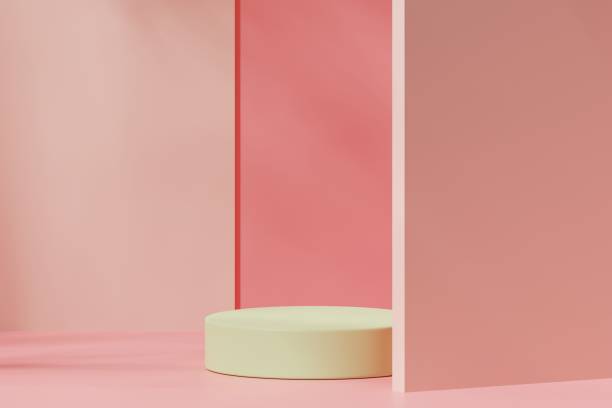 istock Scene with a podium for product presentation, 3d rendering 1818184335