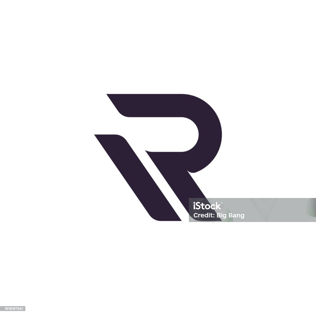 Letter R Logo Template Design Vector Stock Illustration - Download ...